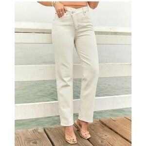 ABERCROMBIE & FITCH  The Dad High Rise Sz 30 crossover jeans